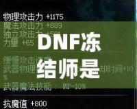 DNF凍結(jié)師是靠力量還是攻擊？解析職業(yè)選擇與屬性加點