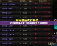 DNF寵物怎么獲得？輕松獲取寵物的全面攻略！