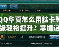 QQ華夏怎么用掛卡等級輕松提升？掌握這些技巧，瞬間逆襲！