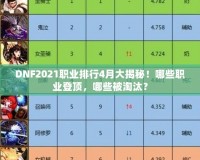 DNF2021職業(yè)排行4月大揭秘！哪些職業(yè)登頂，哪些被淘汰？