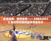 重溫經(jīng)典，體驗激情——《NBA2003》游戲帶你回到籃球黃金年代