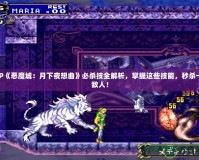 PSP《惡魔城：月下夜想曲》必殺技全解析，掌握這些技能，秒殺一切敵人！