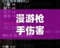 漫游槍手傷害高嗎？深入分析《游戲名字》中的職業(yè)定位與玩法優(yōu)勢