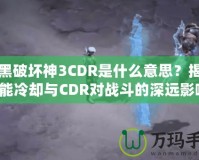 暗黑破壞神3CDR是什么意思？揭秘技能冷卻與CDR對戰(zhàn)斗的深遠(yuǎn)影響！