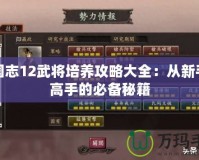 三國志12武將培養(yǎng)攻略大全：從新手到高手的必備秘籍