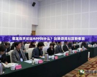 御龍在天論壇APP叫什么？玩轉游戲社區(qū)新體驗