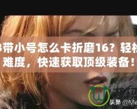 暗黑3帶小號怎么卡折磨16？輕松升高難度，快速獲取頂級裝備！