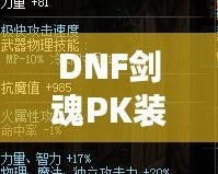 DNF劍魂P(guān)K裝備搭配全面解析，讓你戰(zhàn)力飆升！