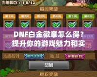 DNF白金徽章怎么得？提升你的游戲魅力和實(shí)力！