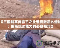 《三國群英傳霸王之業(yè)帶兵數(shù)怎么增加：提高統(tǒng)帥能力的必備技巧》