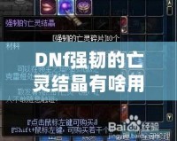 DNf強(qiáng)韌的亡靈結(jié)晶有啥用？探索新版本必備的神秘材料！