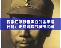 探索口袋妖怪黑白的金手指代碼：無盡冒險的秘密武器