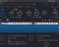 Dota2國(guó)服啟動(dòng)選項(xiàng)通用技巧，讓你的游戲體驗(yàn)更流暢