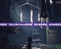 如何使用“求生之路2Steam修改器”提升游戲體驗(yàn)，成為游戲高手！