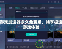 游戲加速器永久免費(fèi)版，暢享極速游戲體驗(yàn)