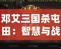 鄧艾三國(guó)殺屯田：智慧與戰(zhàn)略的碰撞，歷史與現(xiàn)代的交織