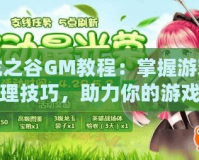 龍之谷GM教程：掌握游戲管理技巧，助力你的游戲世界繁榮