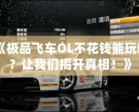 《極品飛車OL不花錢(qián)能玩嗎？讓我們揭開(kāi)真相！》