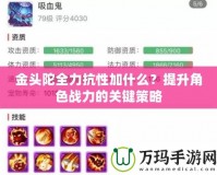 金頭陀全力抗性加什么？提升角色戰(zhàn)力的關鍵策略