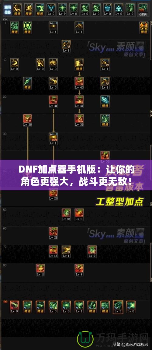 DNF加點(diǎn)器手機(jī)版：讓你的角色更強(qiáng)大，戰(zhàn)斗更無敵！