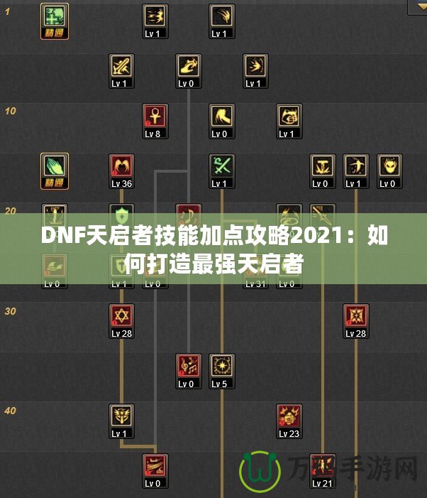 DNF天啟者技能加點(diǎn)攻略2021：如何打造最強(qiáng)天啟者