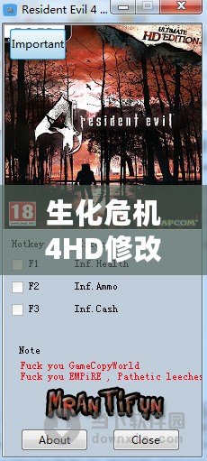 生化危機(jī)4HD修改器無(wú)法使用？解鎖你的游戲體驗(yàn)，輕松解決問(wèn)題！