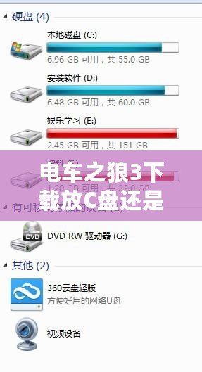 電車之狼3下載放C盤還是D盤？教你如何避免安裝困擾