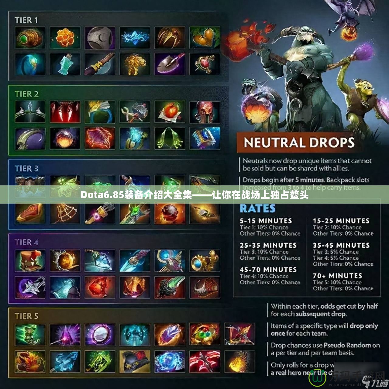 Dota6.85裝備介紹大全集——讓你在戰(zhàn)場上獨占鰲頭