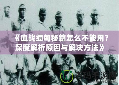 《血戰(zhàn)緬甸秘籍怎么不能用？深度解析原因與解決方法》