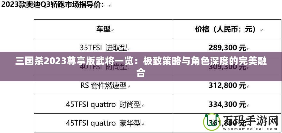 三國(guó)殺2023尊享版武將一覽：極致策略與角色深度的完美融合