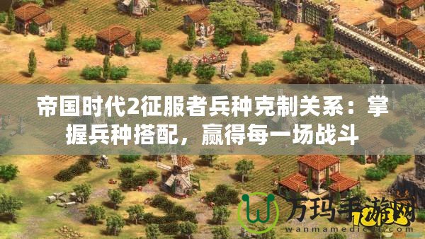 帝國時(shí)代2征服者兵種克制關(guān)系：掌握兵種搭配，贏得每一場戰(zhàn)斗