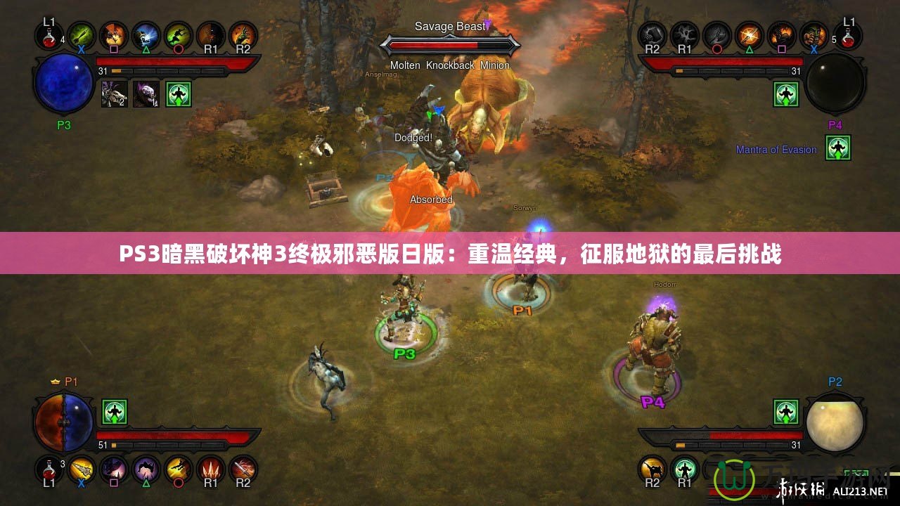 PS3暗黑破壞神3終極邪惡版日版：重溫經(jīng)典，征服地獄的最后挑戰(zhàn)