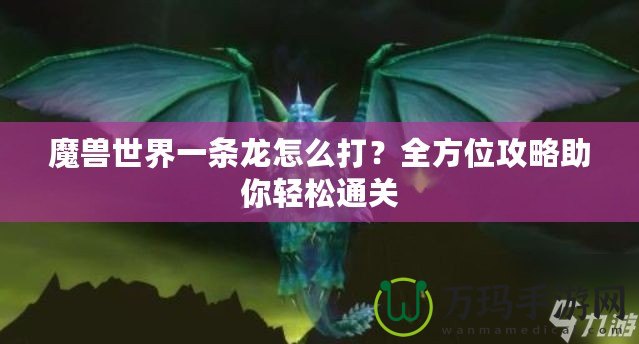 魔獸世界一條龍?jiān)趺创?？全方位攻略助你輕松通關(guān)